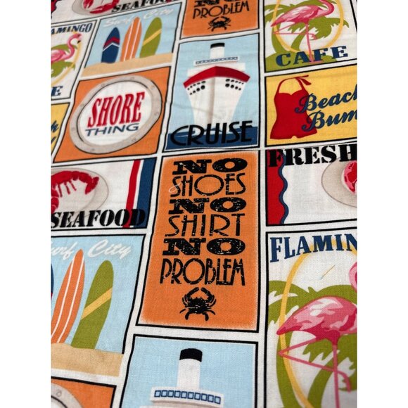 Shore Thing By Emily Herrick Cotton Fabric Panel 28" x 42" - Picture 3 of 8